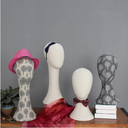 

New Style Hot Sale Fabric Head Model Head Manikin Fashionable On Promotion