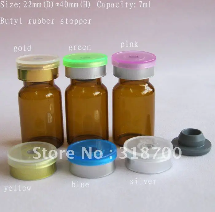 

7ml amber glass vial with flip cap, sample vial,essence oil glass bottle,2ml,3ml,5ml,till 30ml is available