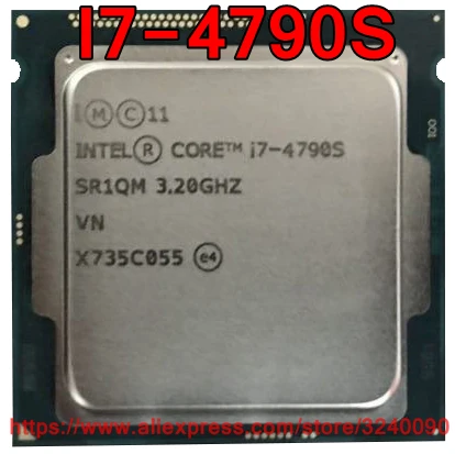 Original Intel CPU CORE I7-4790S Processor 3.20GHz 8M Quad-Core I7 4790S Socket 1150 free shipping speedy ship out