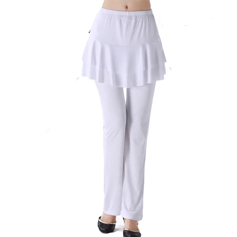 White Women Belly Dance Trousers Woman Belly Dancing Pant Bellydance Pant Adult Training Pants Belly Dance Trouser Tribal Skirt