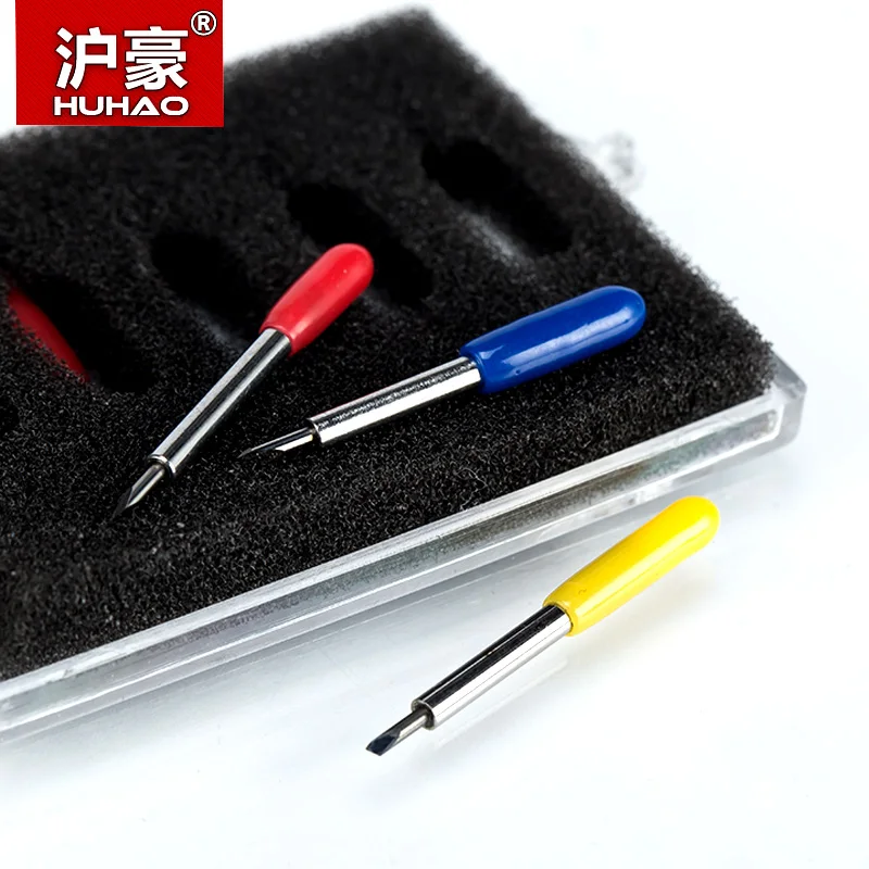 HUHAO 5 Teil/los Roland Plotter Cutter 30/45/60 Grad Wolfram klingen Schneiden Plotter Vinyl Cutter Messer für ROLAND Cutter Klinge