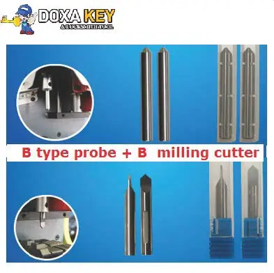 Best Quality Sec-E9 B type probe + milling cutter For Key Cutting Machine Sec-E9 key machine