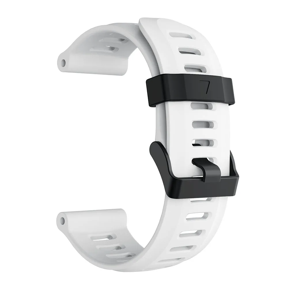 Pulseira de silicone para relógio garmin fenix, substituição de pulseira macia para relógio garmin fenix 3 hr 5x plus 6x 6x pro