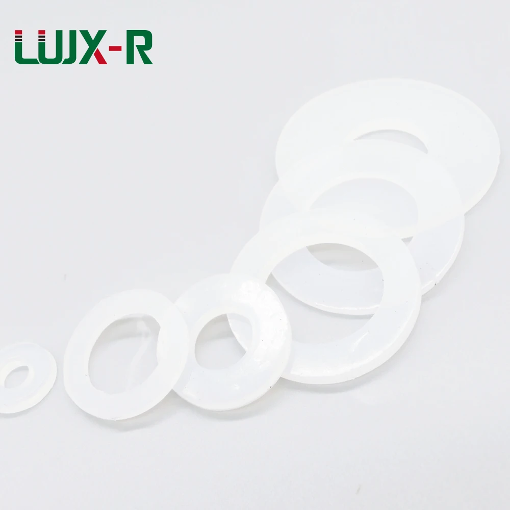 

LUJX-R Flange Flat Gasket VMQ White Silicone O Type Ring Seal Washer Watertightness DN600/700/800/900 Thickness 3mm Sealing Ring