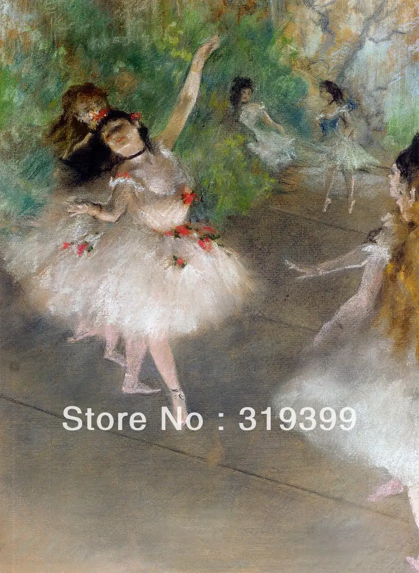 Oil Painting Reproduction on Linen Canvas,Dancers by edgar degas,Free Shipping,handmade,Top Quality oil paintings
