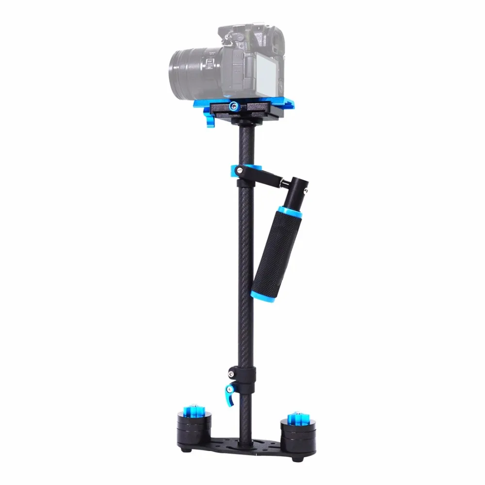 

YELANGU S60T Professional Portable Carbon Fiber Mini Handheld Camera Stabilizer DSLR Camcorder Video Steadicam