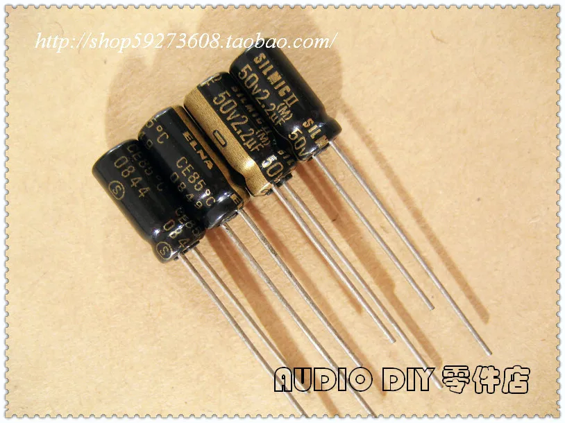 2020 hot sale 30PCS/50PCS ELNA SILMIC II generation 2.2uF/50V electrolytic capacitors for audio free shipping