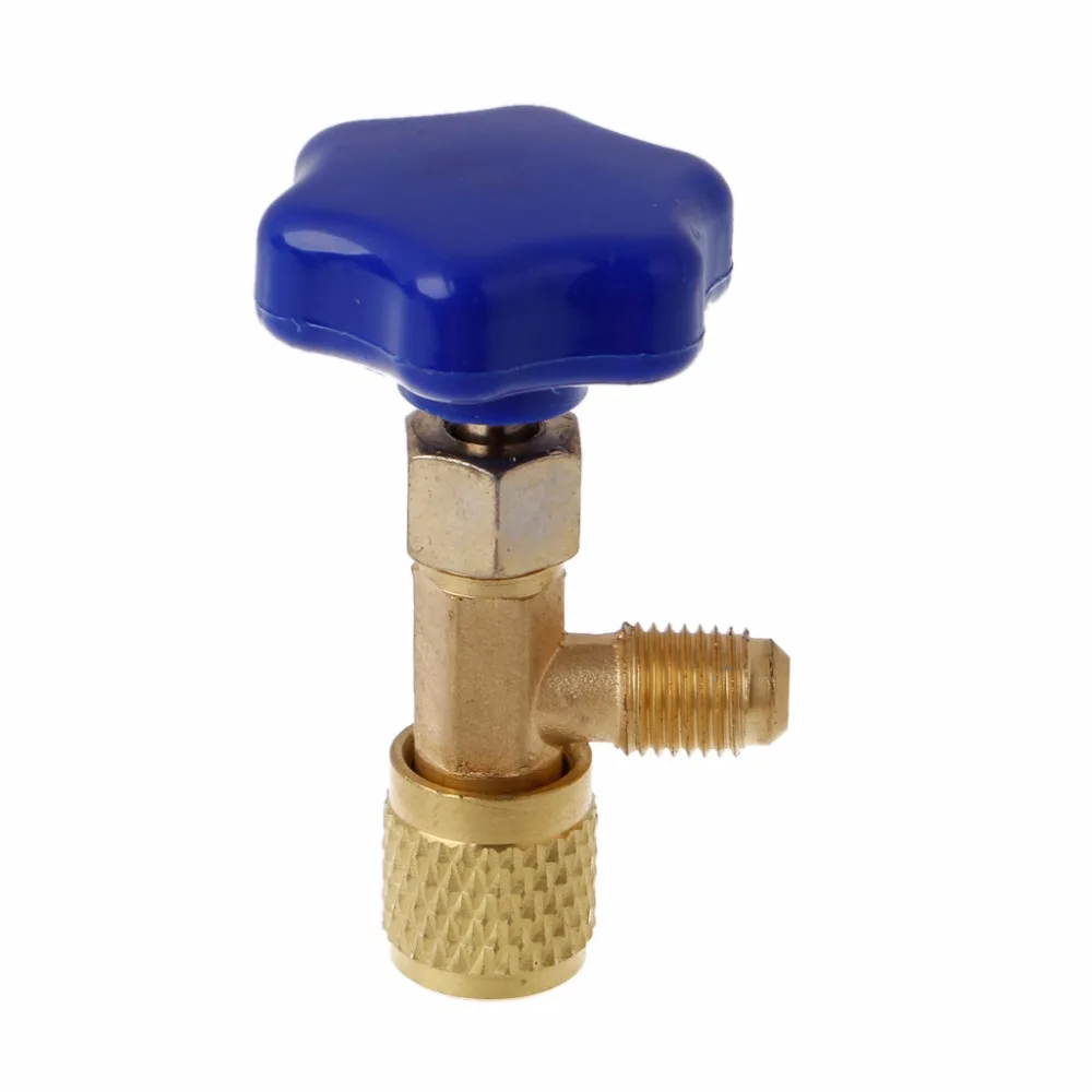 1/4 SAE Auto Car AC Can Tap Valve Bottle Opener For R22 R134a R410A Gas Refrigerant Air Conditioning Accessories
