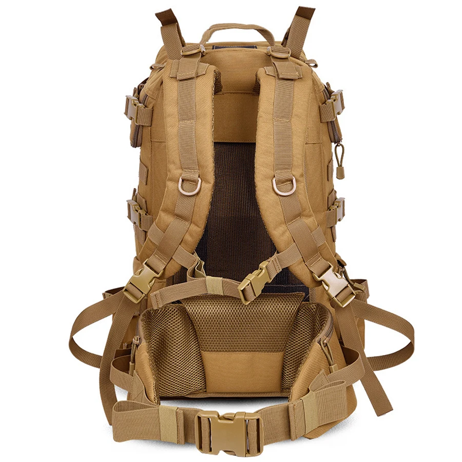 Imagem -05 - Grande Mochila Tática Militar Mochila Molle Impermeável Outdoor Camping Caminhadas Viagem 50l