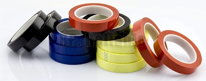 1x 15mm*66M*0.06mm Black Electrical Insulation Mylar Tape for Transformer Coil, High Temperature Resistant, Voltage Withstand