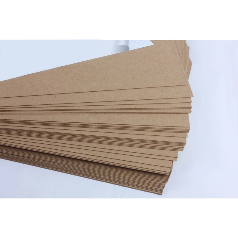 200-400gsm 50pcs High Quality A4 Brown Kraft Paper DIY Handmae Card Making Craft Paper Thick Paperboard Cardboard