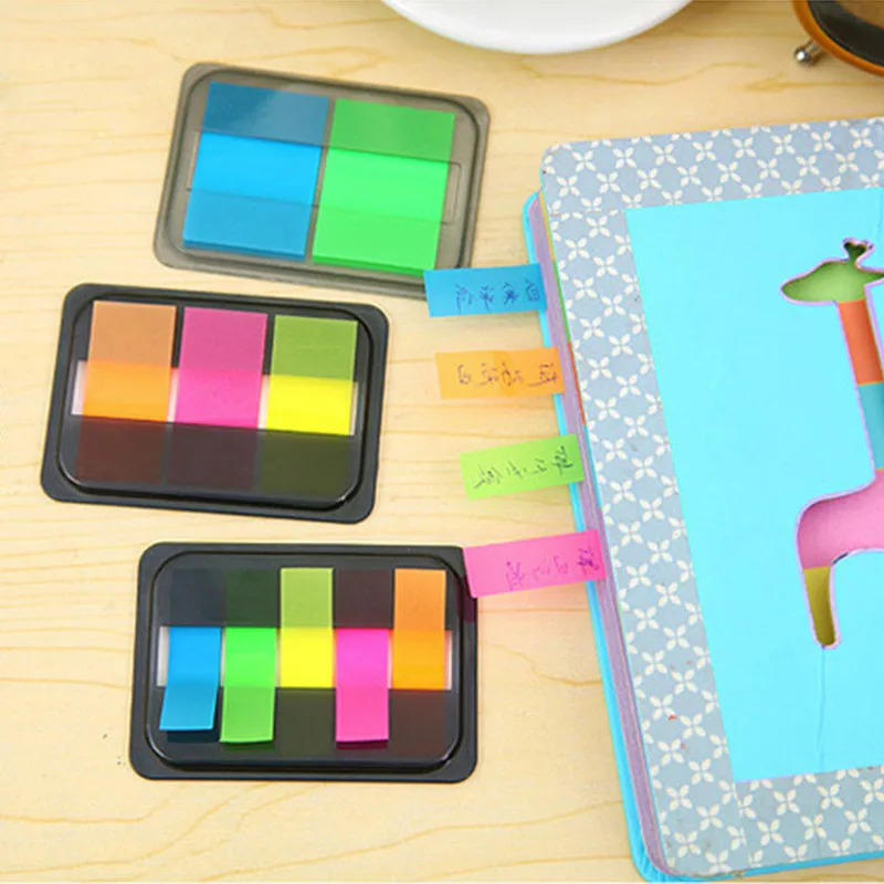 memo pad pvc Korea draw type box can tear convenient sticker color note this instruction tag Writing Pads School Supplies