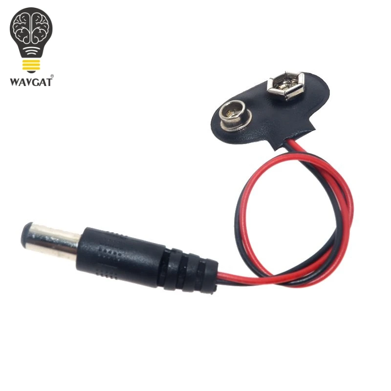 90 DC 9V Battery button power plug for Arduino Mega 2560 1280 UNO R3 132 9V battery buckle