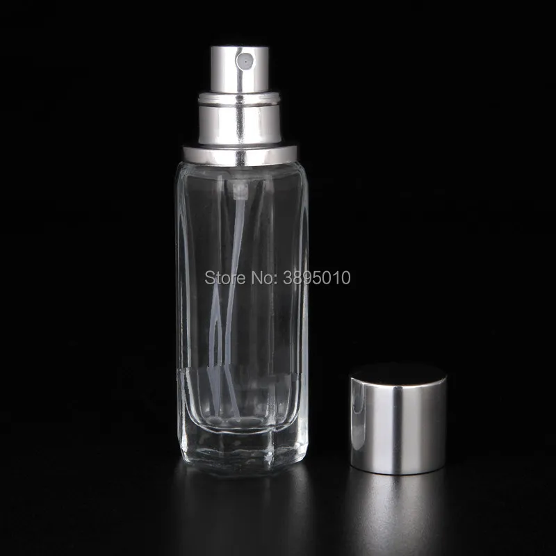 

20CC Glass Perfume Atomizer 20ML Perfume Bottle Cosmetics Spray Bottles Empty Clear Parfum Packaging Bottle F519