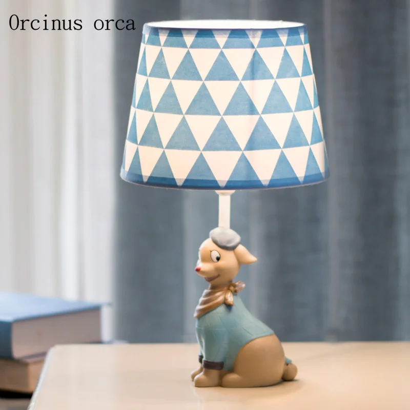 

Cartoon creative lion desk lamp children's room Princess Room girl's bedroom bedside lamp lovely animal LED lamp free shipping