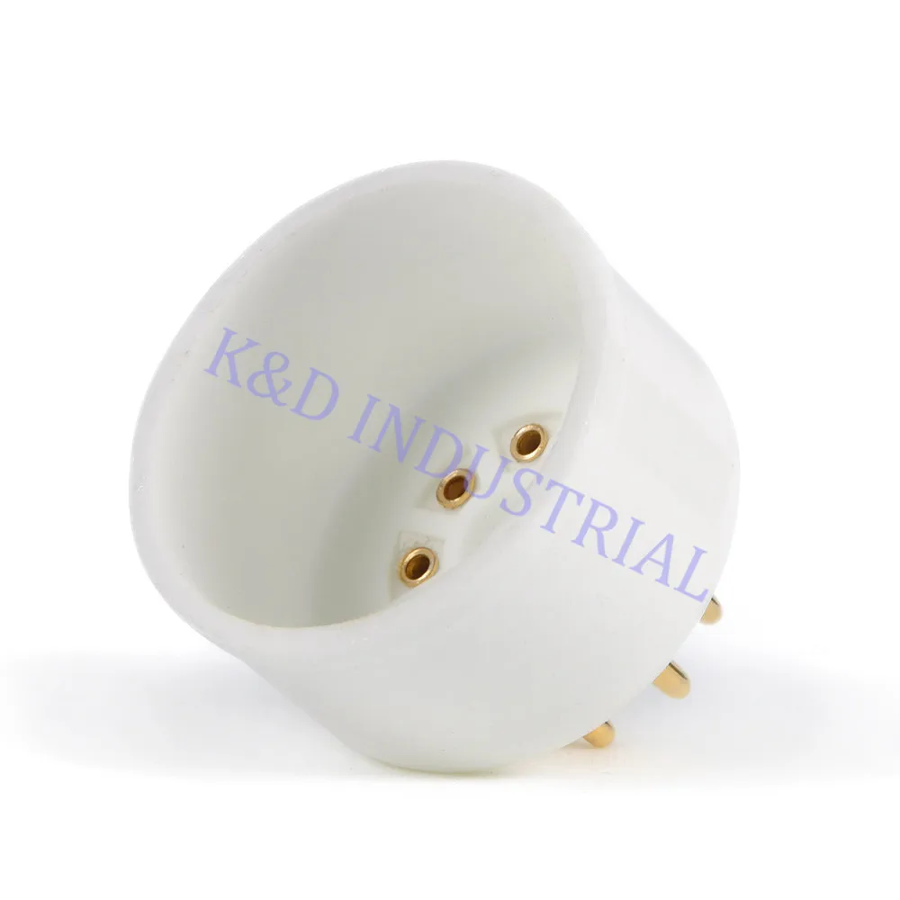 5 قطعة 8pin جميع لوحة الذهب Octal KT88 6550 KT66 أنبوب قاعدة مآخذ لقطع الغيتار أمبير