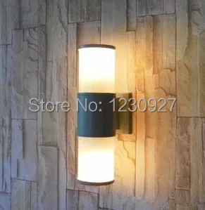 LED IP65 outdoor 6W  garden light Modern aluminum tube waterproof  corridor wall lamp