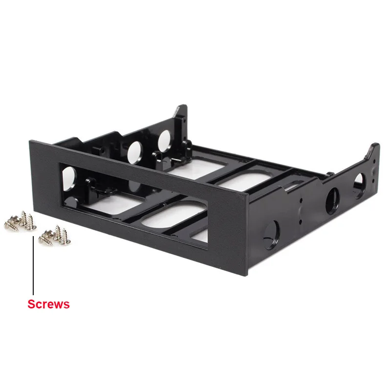 En-Labs 3.5 to 5.25 Floppy to Optical Drive Bay Mounting Bracket Converter for Front Panel,Hub,Card Reader,Fan Speed controller