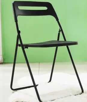 Folding chair. Plastic chair. Household eat chair recreational chair.