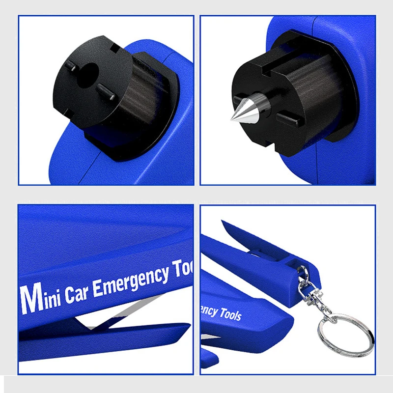 Emergency Window Breaking Hammer Portable Car Keychain Accessories Multifunction Durable Safety Lifesaving Hammer