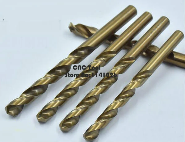 Free Shipping M35 10pcs 1.0mm-5.5mm HSS Hemp Flowers Cobalt Drill Special Stainless Steel Drill Bits (1mm/2mm/3mm/4mm/5mm/5.5mm)