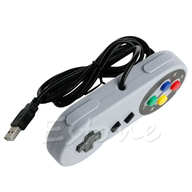 1 pc の usb コントローラスーパーファミコンスーパーファミコン用 pc/mac エミュレータファミコン windows ゲームパッド -  AliExpress