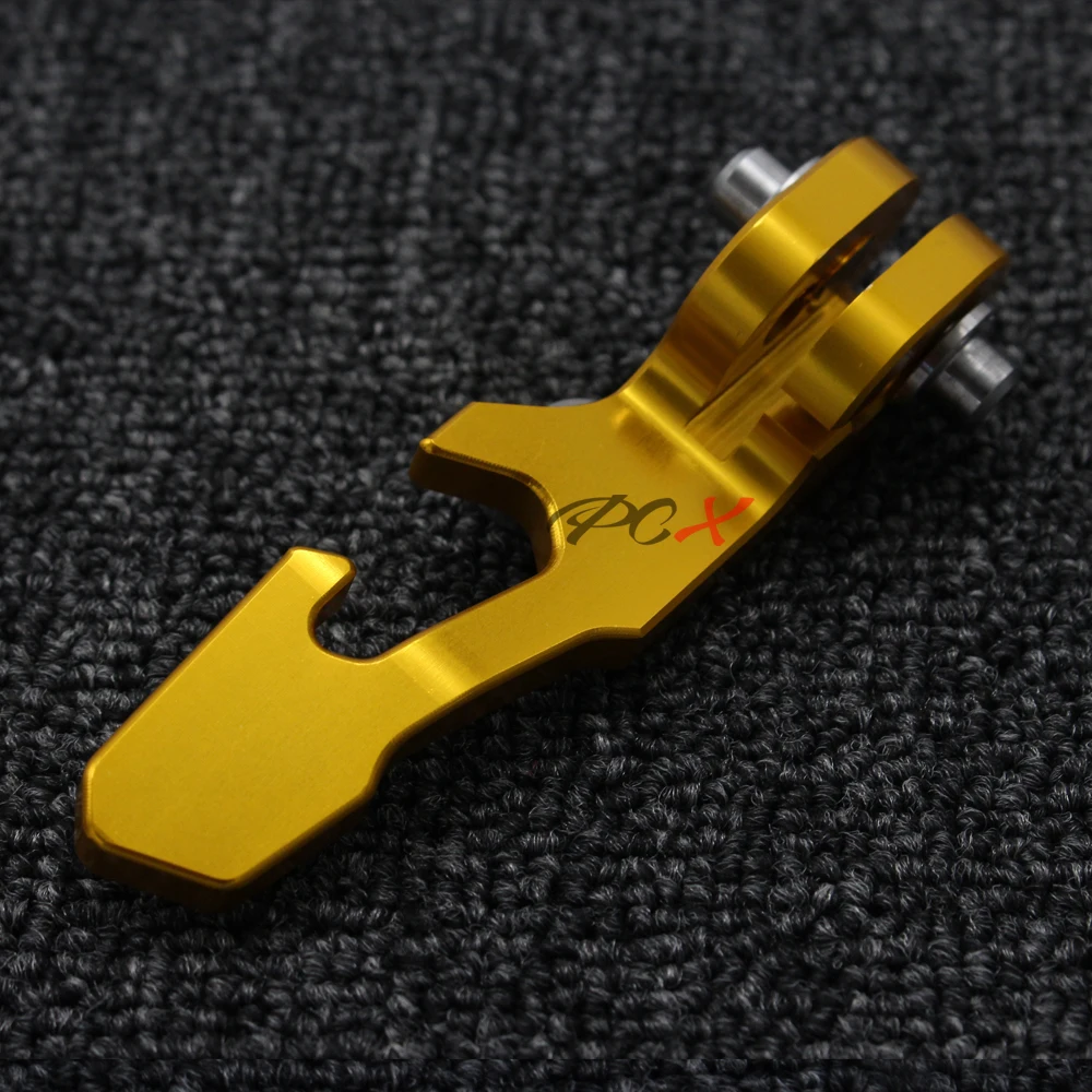 For KYMCO AK550 AK 550 2017-2018 Gold Motorcycle Accessories CNC Aluminum Hand Brake Lever Motorbike Parking Brake Lever