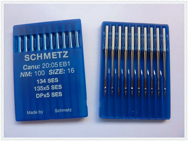 SCHMETZ Sewing Machine Needles, DPx5 SES,135x5 SES,134 SES,20 Pcs/Lot, For Double Needles Industrial Bartack Sewing Machines!