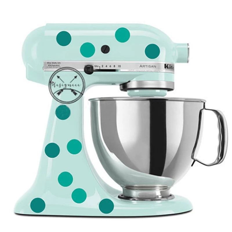 Kitchen mixer polka dot sticker vinyl decals , Polka dots for your KITCHEN stand mixer , F2068