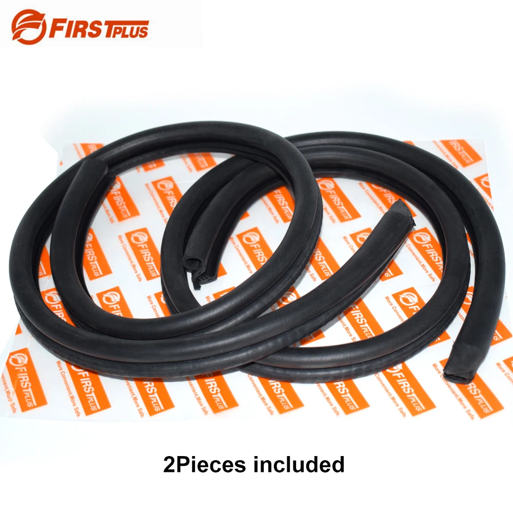 2 x 85cm B Pillar Anti-Noise Dustproof Sealing Strips Trim Rubber For Auto Car Front Rear Door Edge