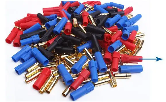 3 Paar AMASS XT150 Steckeradapter 6 mm Stecker/Buchse Hochleistungsverstärker für RC LiPo-Batterie – Detail 6