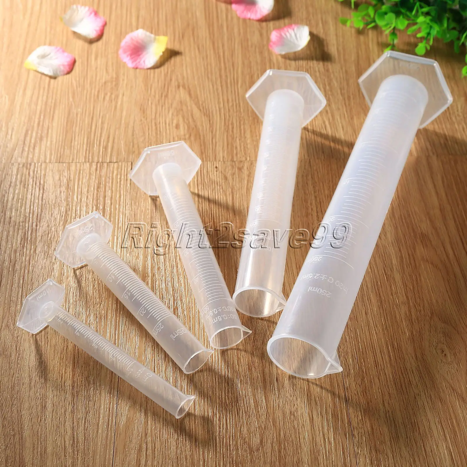 10ml 25ml 50ml 100ml 250ml Measuring Cylinder Plastic Graduated Laboratory Trial Jar Test Liquid Tube Tool Perfume To My Bottle