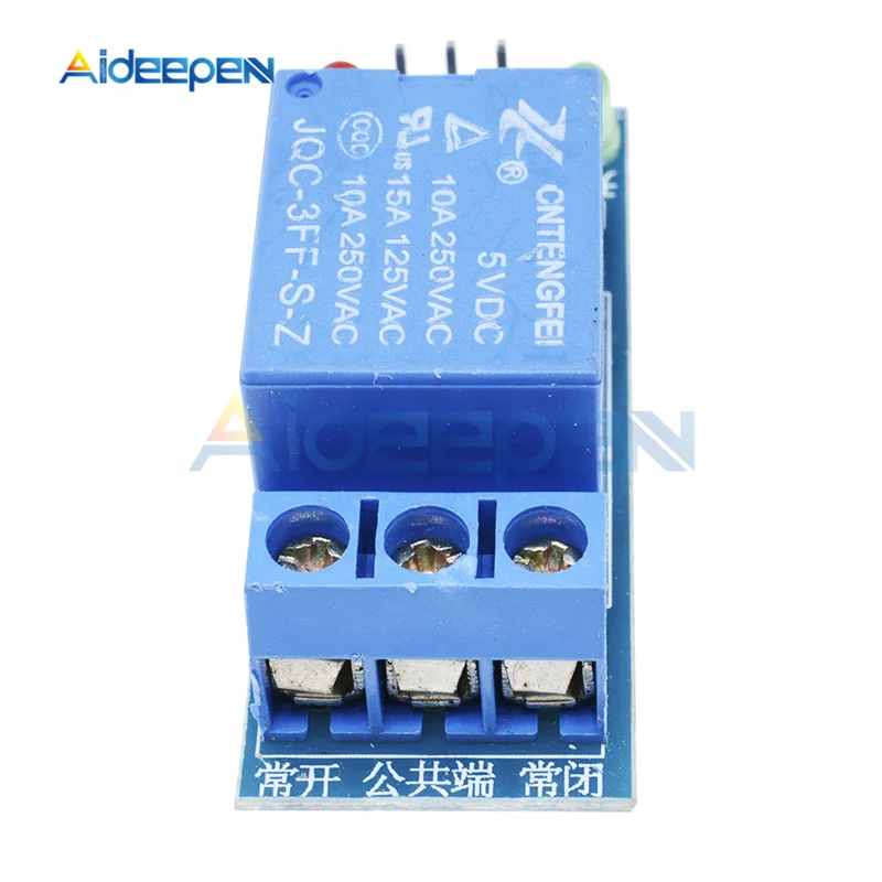 5Pcs DC 5V 1CH Relay Module Low Level/High Level Trigger LED Indicator AC 220V Interface Board Shield For Arduino AVR DSP MCU