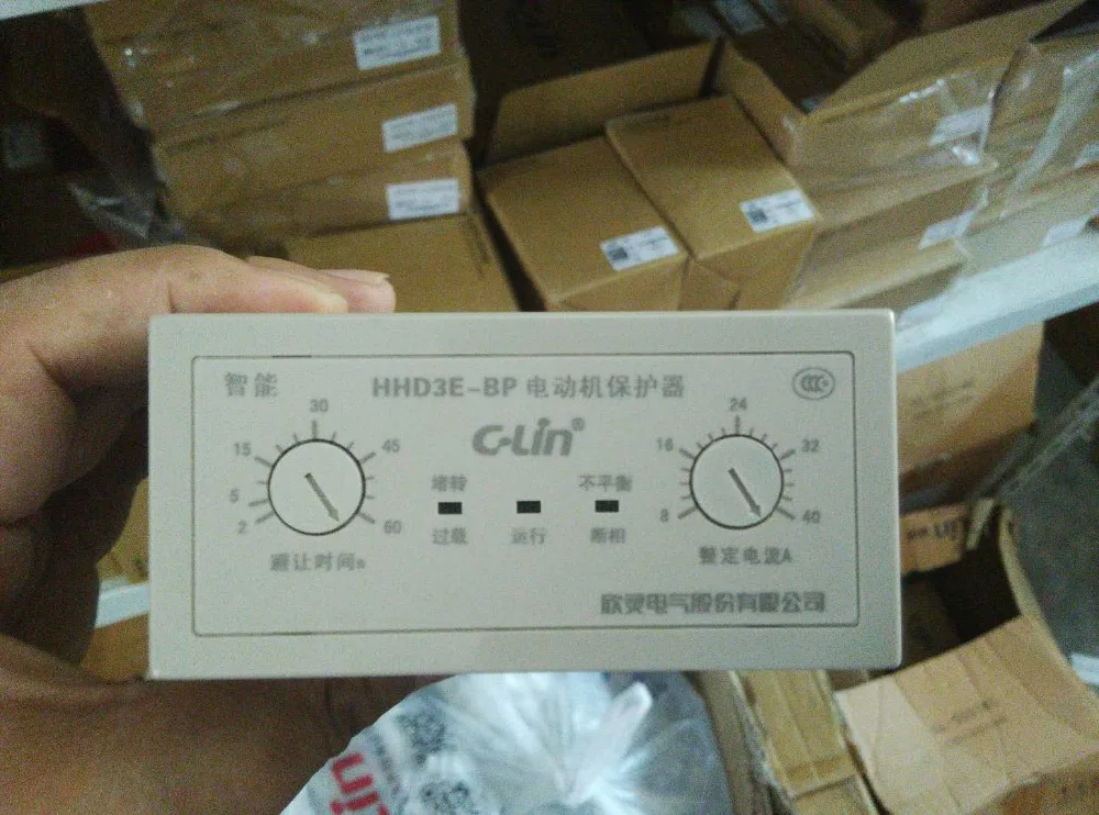 Brand new original authentic C-Lin HHD3E-BP (8~40A) motor three-phase unbalanced stall protector AC220V