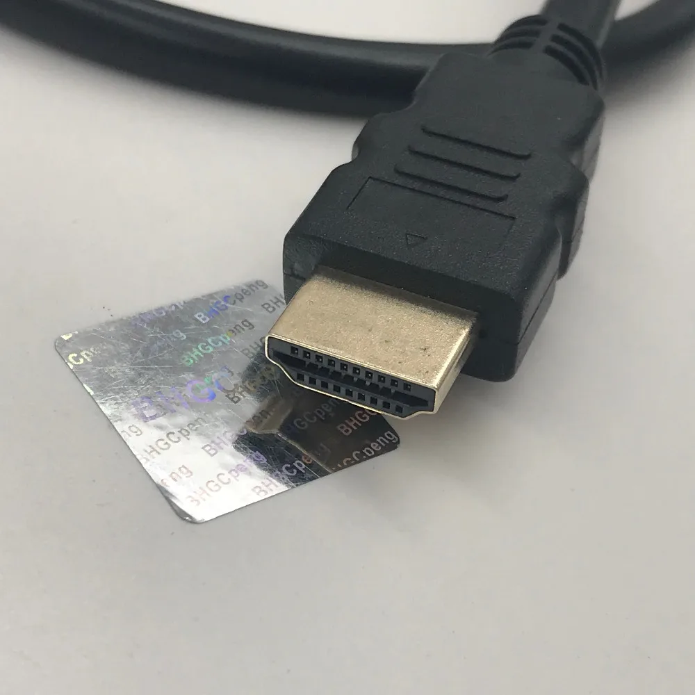 HDTV 스플리터 트리플 암-수 고속 3F-M 스플리터 골드 커넥터, 3 입력 1 출력