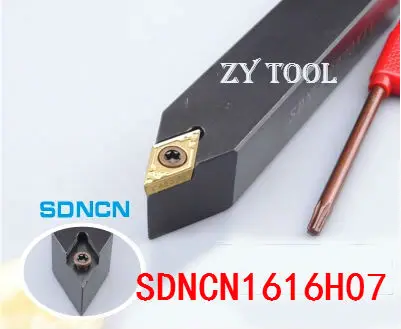 SDNCN1616H07-مخرطة معدنية ، أدوات القطع ، 16 × 16 مللي متر ، CNC ، حامل أداة تحول خارجي S-Type SDNCN