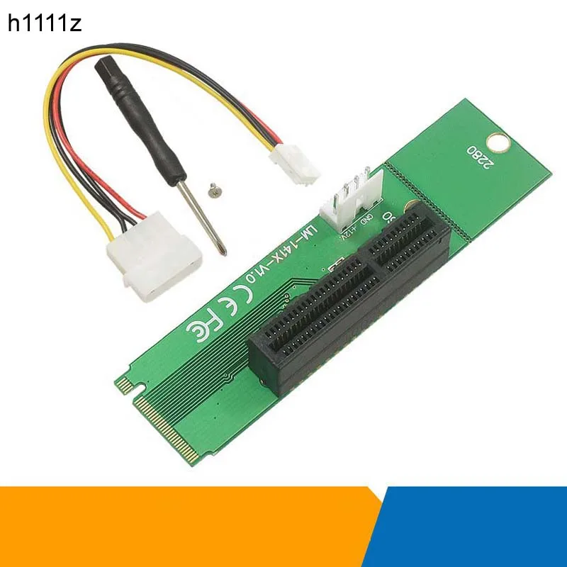 H1111Z Profession Wholesale NGFF M2 to PCI-e 4x Slot Riser Card M key M.2 SSD Port to PCI Express adapter Convertor