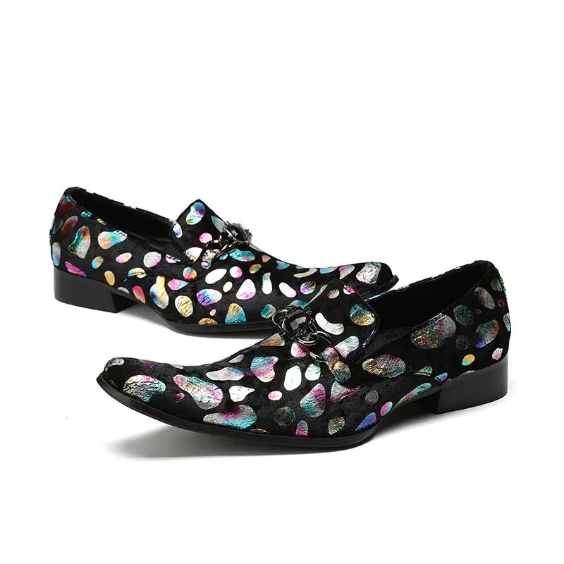 mixed candy color gloral print mens dress shoes Oxfords leather party wedding loafers italian slip on velvet Chaussure Hommes