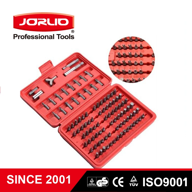 100pcs Screwdriver Bit Sets Chrome Security Hex Drill Star Spanner Screw Driver Power Tools