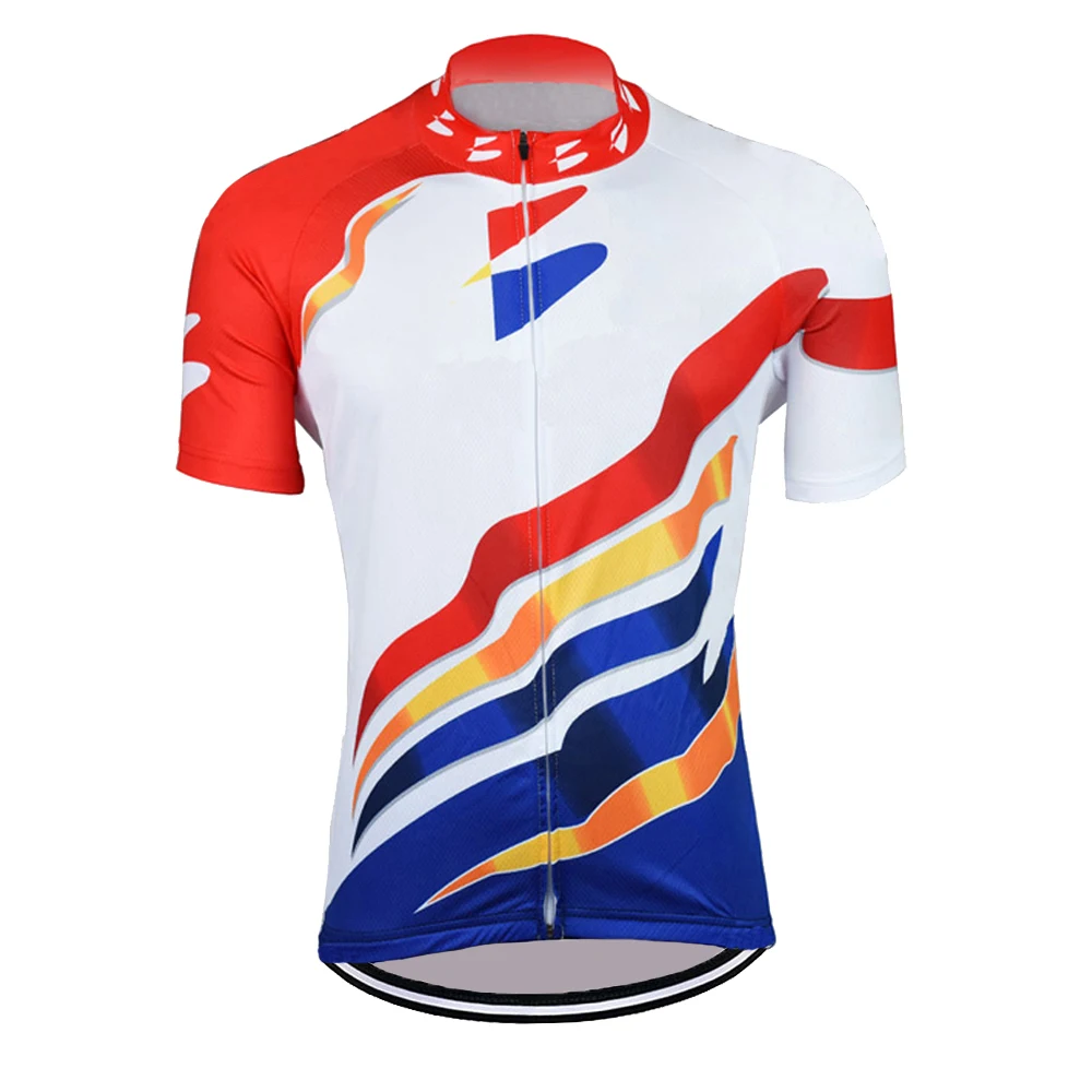 Cycling Jersey For Men Short Sleeve Breathable Bike Clothing 4 Style MTB Triathlon Clothes