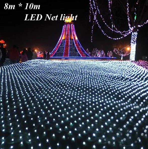 

Fairy 10M*8M2000 LED Net light garland string light Christmas Holiday Party Garden Square decoration lamps lighting waterproof