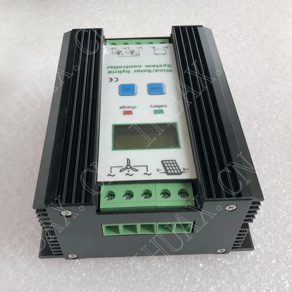 1000W MPPT Wind Solar Hybrid Boost Charge Controller 12/24V apply for 600W wind for turbine generator+400W solar panels