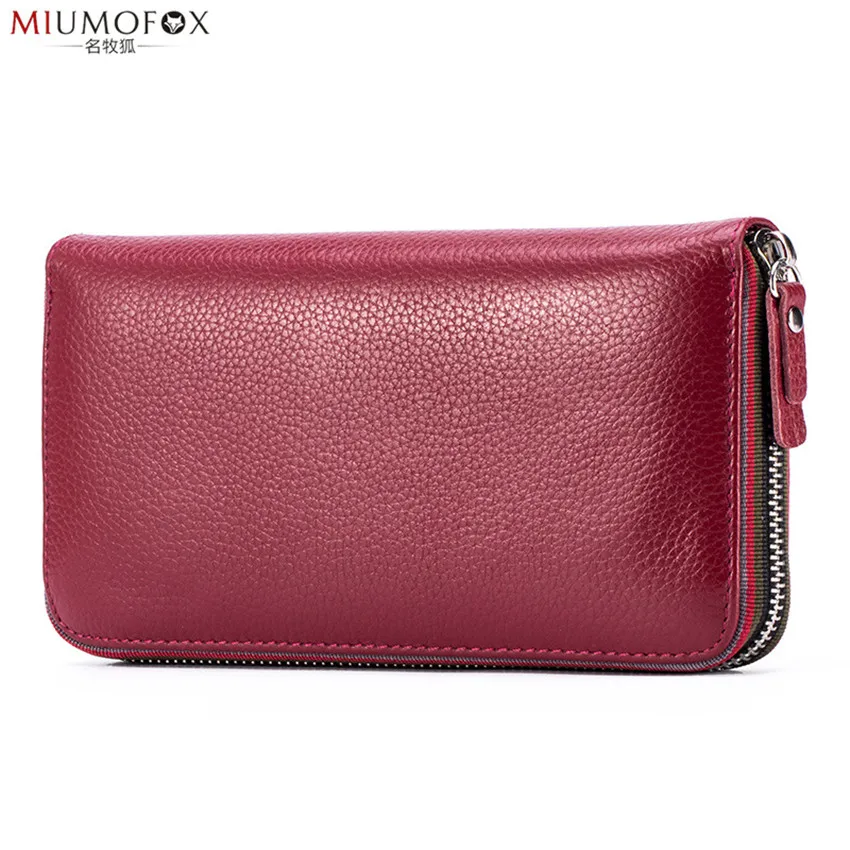 

2019 Vintage Solid Genuine Leather Unisex Short Wallet Large Capacity Card Wallet ID Card Holder Multifunction Lady Day Clutch