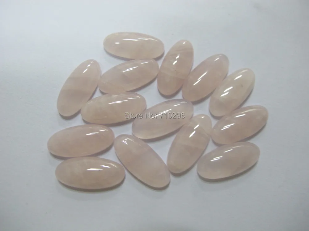 Natural Rose Pink Quartz Crystal everlast Cabochons 10x22mm Marquise everlast Jewelry Cabochons 10pcs/lot