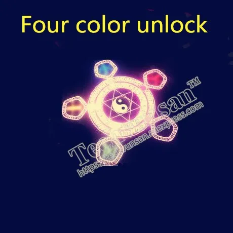 Human secrets room escape room props Four color unlock Color Office Four color key unlocking mechanism Bar Party