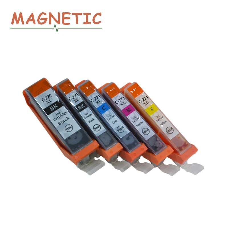 5pcs PGI270 PGI-270  Ink Cartridge for Canon PIXMA TS6020 TS5020 MG5720 MG5721 MG5722 MG6820 MG6821 MG6822 MG7720 pgi 270