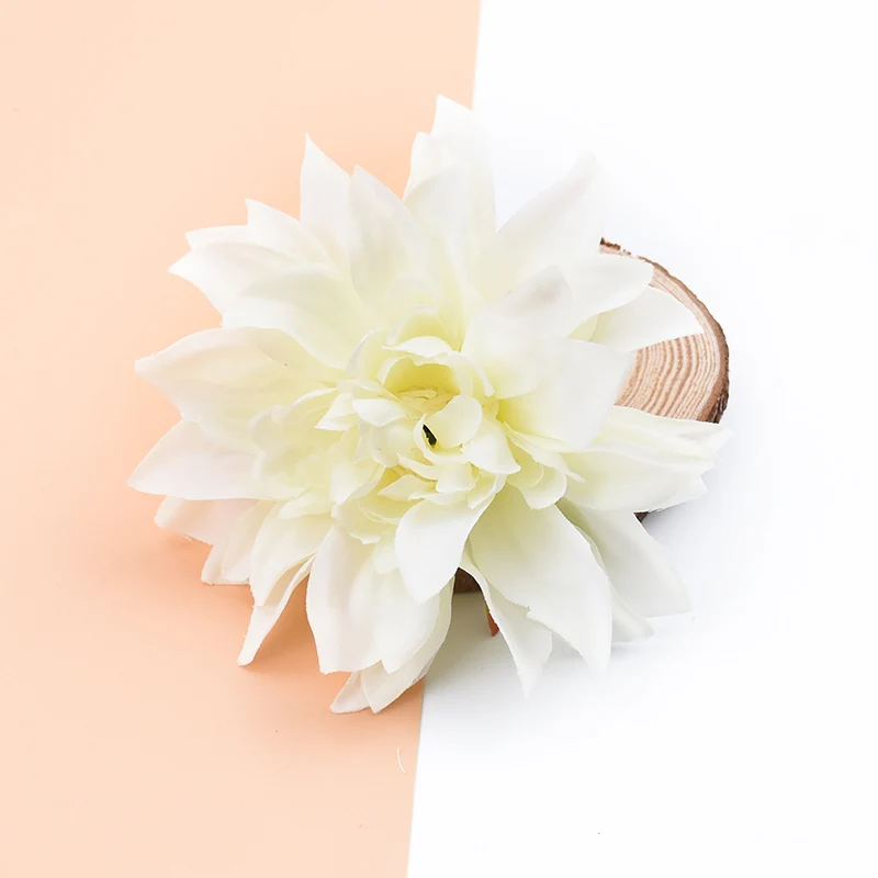 10 Stück 10CM Künstliche Pflanzen Blumen Großhandel Seiden-Gerbera Festliche Dekoration für Zuhause Hochzeit DIY Kranz Künstliche Staubblätter Brosche – Detail 14