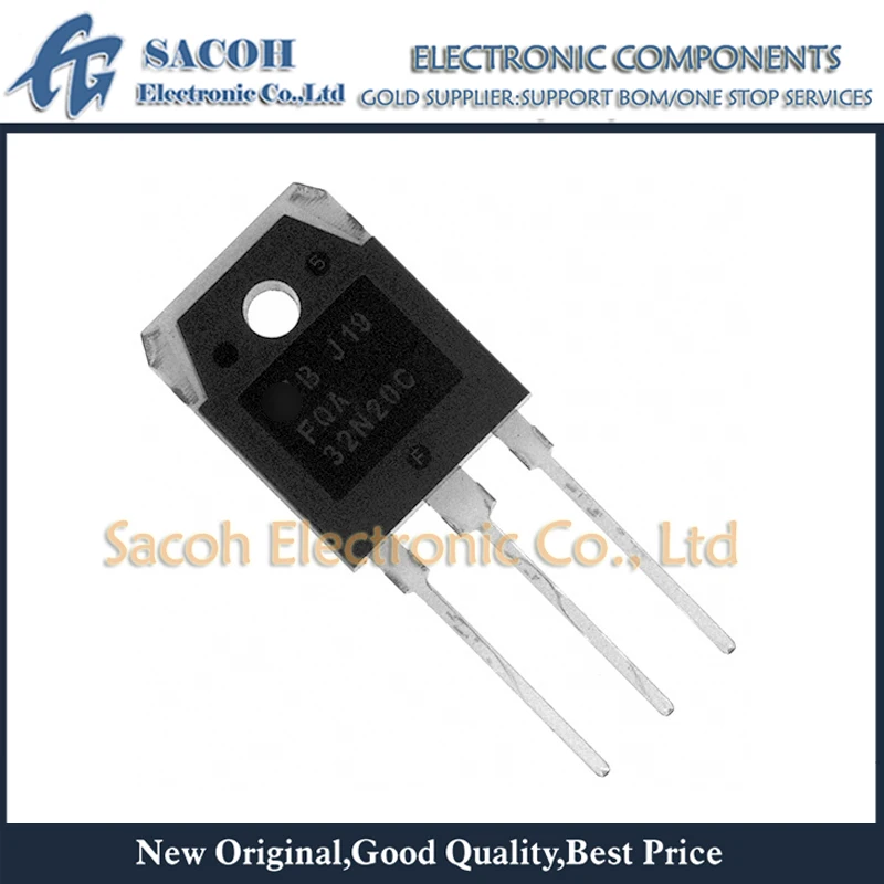 

Refurbished Original 10Pcs/Lot FQA32N20C OR FQA33N10L FQA33N10 OR FQA34N20L FQA34N20 TO-3PN 32A 200V N-Channel MOSFET