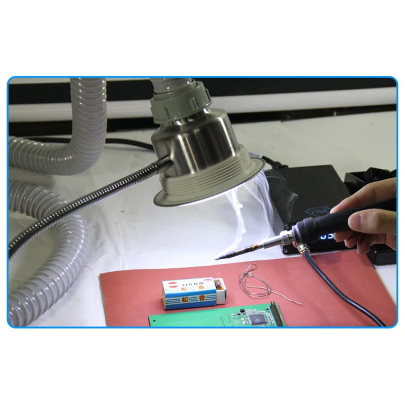 Mobile Phone Maintenance Smoking Instrument Dual Use of Smoking and Lighting Electric Iron Welding Fume Extractor Tool