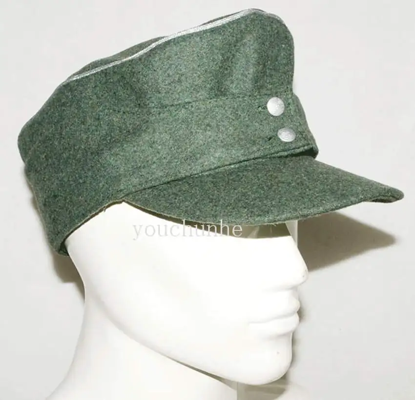 

Military WWII WW2 German WH EM M43 Wool Panzer Field Cap Sizes - GM030